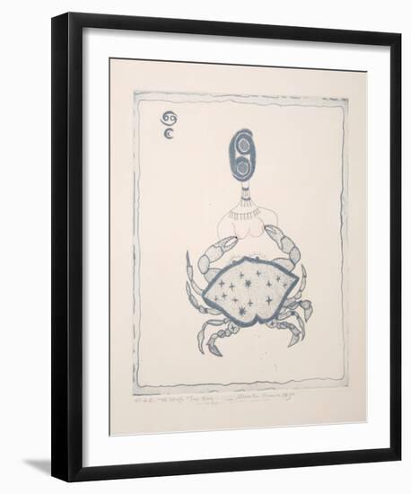 Cancer Crab-Mireille Kramer-Framed Limited Edition
