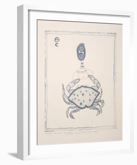 Cancer Crab-Mireille Kramer-Framed Limited Edition