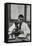 Cancer Specialist Dr. Ernest L. Wynder at Microscope in His Office, 1957-Alfred Eisenstaedt-Framed Premier Image Canvas