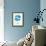 Cancer Zodiac Sign Blue-NaxArt-Framed Art Print displayed on a wall