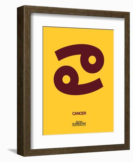 Cancer Zodiac Sign Brown-NaxArt-Framed Premium Giclee Print