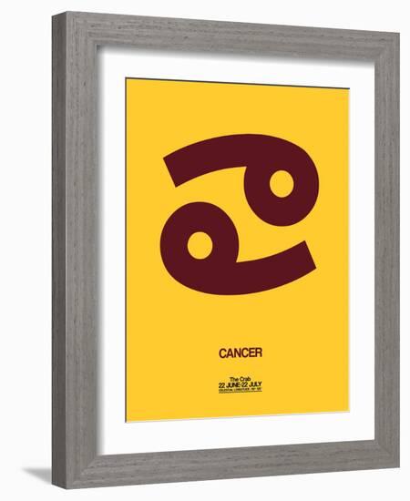 Cancer Zodiac Sign Brown-NaxArt-Framed Art Print