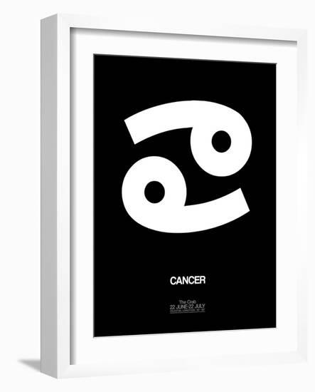 Cancer Zodiac Sign White-NaxArt-Framed Art Print