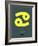Cancer Zodiac Sign Yellow-NaxArt-Framed Art Print