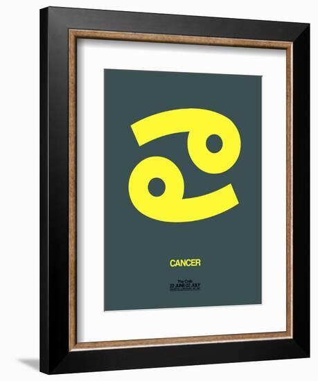 Cancer Zodiac Sign Yellow-NaxArt-Framed Art Print