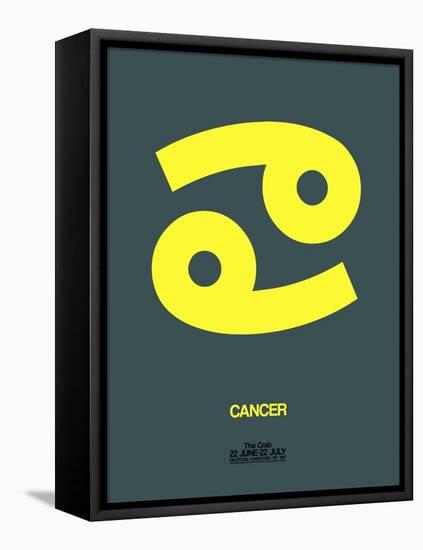 Cancer Zodiac Sign Yellow-NaxArt-Framed Stretched Canvas