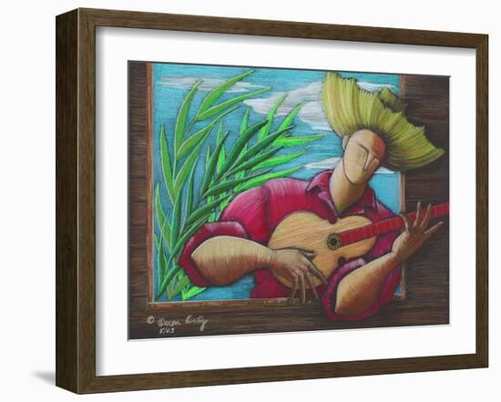 Cancion Para Mi Tierra, 2005-Oscar Ortiz-Framed Giclee Print