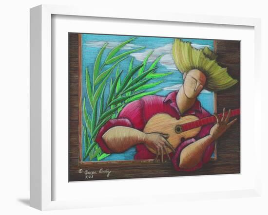 Cancion Para Mi Tierra, 2005-Oscar Ortiz-Framed Giclee Print