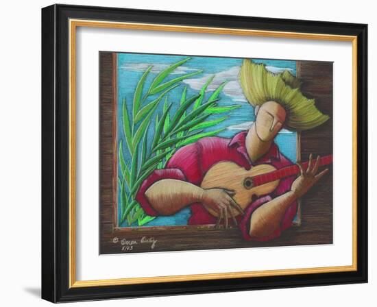 Cancion Para Mi Tierra, 2005-Oscar Ortiz-Framed Giclee Print