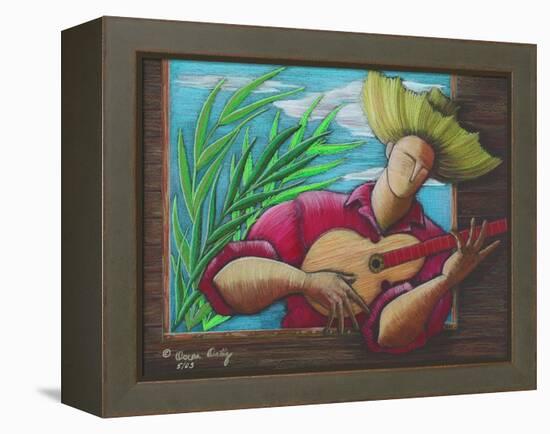 Cancion Para Mi Tierra, 2005-Oscar Ortiz-Framed Premier Image Canvas