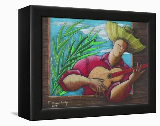 Cancion Para Mi Tierra, 2005-Oscar Ortiz-Framed Premier Image Canvas