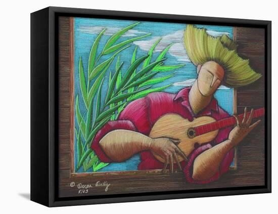 Cancion Para Mi Tierra, 2005-Oscar Ortiz-Framed Premier Image Canvas