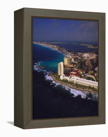 Cancun, Quintana Roo, Mexico-Walter Bibikow-Framed Premier Image Canvas