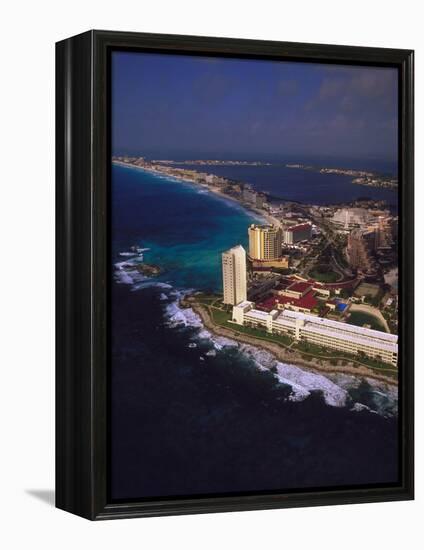 Cancun, Quintana Roo, Mexico-Walter Bibikow-Framed Premier Image Canvas
