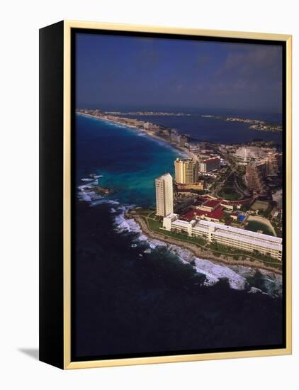 Cancun, Quintana Roo, Mexico-Walter Bibikow-Framed Premier Image Canvas