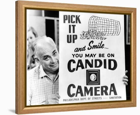 Candid Camera-null-Framed Stretched Canvas