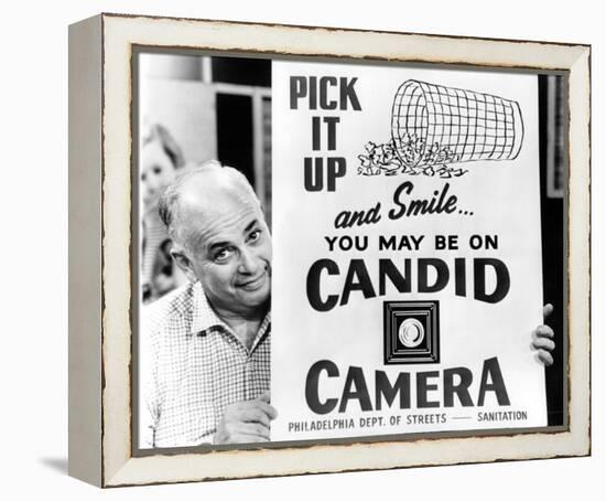 Candid Camera-null-Framed Stretched Canvas