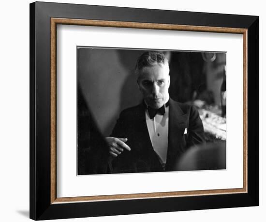 Candid Portrait of Actor/Director Charlie Chaplin in Evening Clothes-Alfred Eisenstaedt-Framed Photographic Print