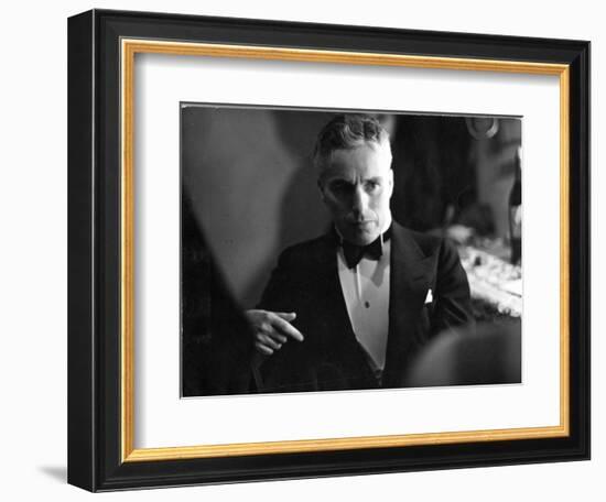 Candid Portrait of Actor/Director Charlie Chaplin in Evening Clothes-Alfred Eisenstaedt-Framed Photographic Print