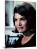 Candid Portrait of Former First Lady Jackie Kennedy in Her Georgetown Living Room-George Silk-Mounted Premium Photographic Print