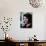 Candid Portrait of Former First Lady Jackie Kennedy in Her Georgetown Living Room-George Silk-Mounted Premium Photographic Print displayed on a wall