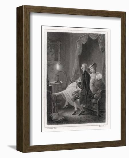 Candide and Cunegonde-Lecomte-Framed Art Print