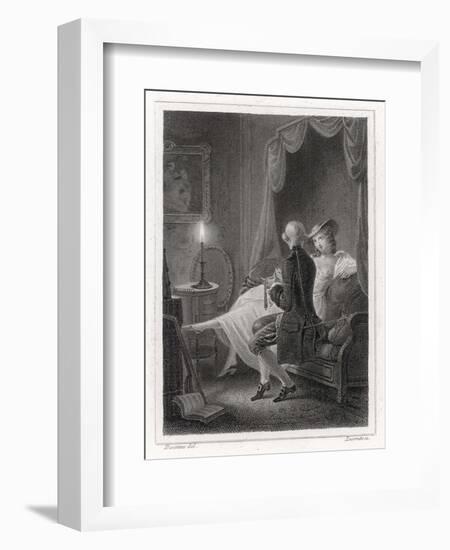 Candide and Cunegonde-Lecomte-Framed Art Print