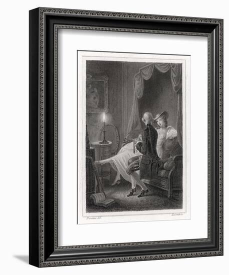 Candide and Cunegonde-Lecomte-Framed Art Print