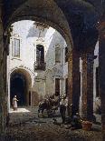 Casa Villa Courtyard, in Ospizi Civici Street, Parma-Candido Lopez-Framed Giclee Print