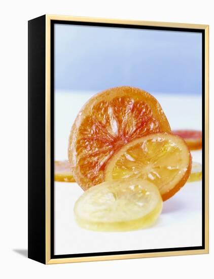 Candied Citrus Fruit Slices-Armin Zogbaum-Framed Premier Image Canvas