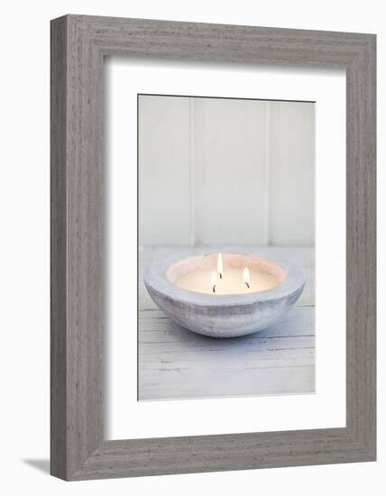 Candle Bowl-Andrea Haase-Framed Photographic Print