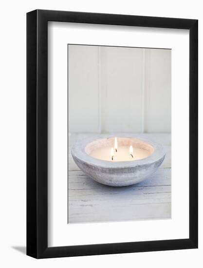 Candle Bowl-Andrea Haase-Framed Photographic Print