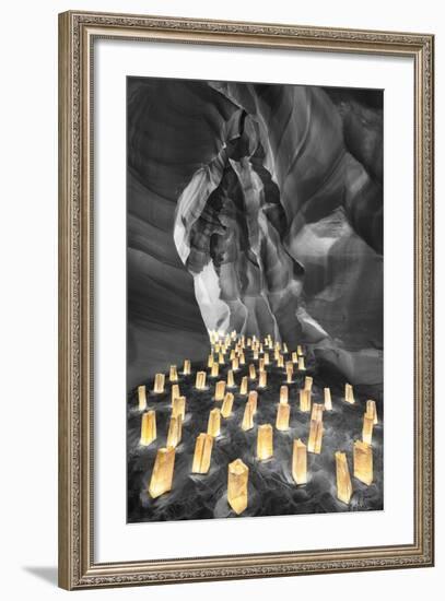 Candle Canyon BW - Pop-Moises Levy-Framed Photographic Print