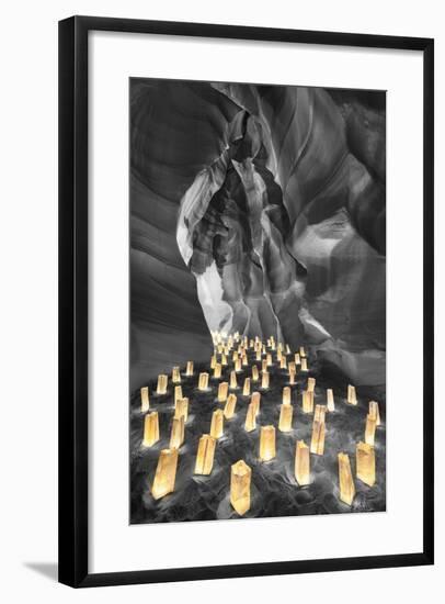 Candle Canyon BW - Pop-Moises Levy-Framed Photographic Print