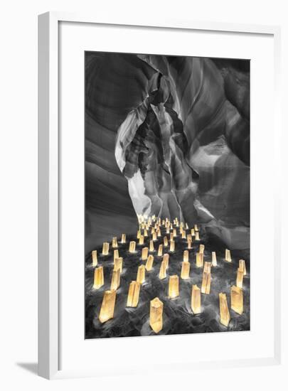 Candle Canyon BW - Pop-Moises Levy-Framed Photographic Print