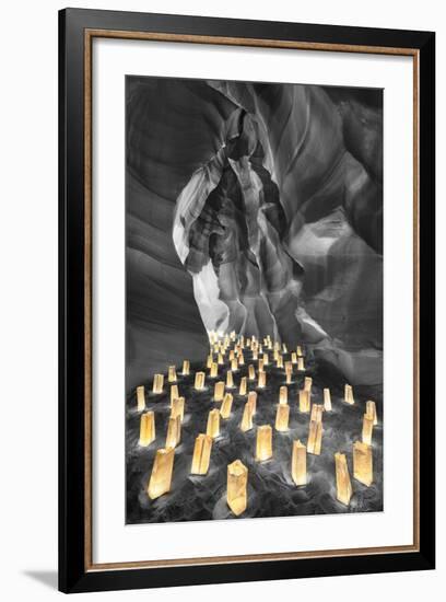 Candle Canyon BW - Pop-Moises Levy-Framed Photographic Print