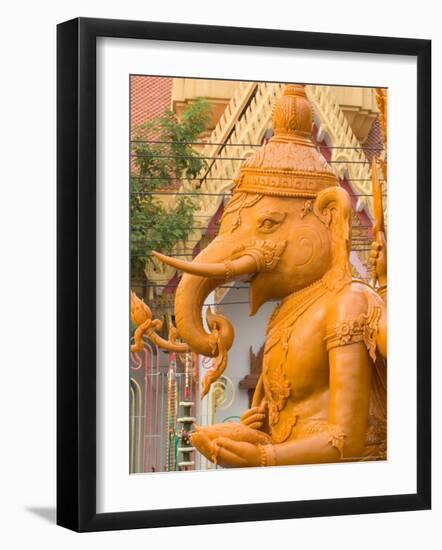 Candle Festival and Sculpture, Buddhist Lent Rituals, Ubon Ratchathani, Thailand-Gavriel Jecan-Framed Photographic Print