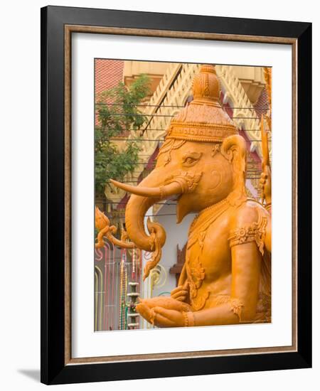 Candle Festival and Sculpture, Buddhist Lent Rituals, Ubon Ratchathani, Thailand-Gavriel Jecan-Framed Photographic Print