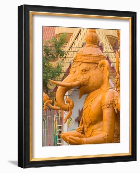 Candle Festival and Sculpture, Buddhist Lent Rituals, Ubon Ratchathani, Thailand-Gavriel Jecan-Framed Photographic Print