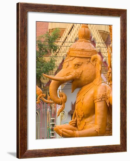 Candle Festival and Sculpture, Buddhist Lent Rituals, Ubon Ratchathani, Thailand-Gavriel Jecan-Framed Photographic Print