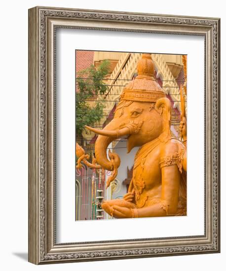 Candle Festival and Sculpture, Buddhist Lent Rituals, Ubon Ratchathani, Thailand-Gavriel Jecan-Framed Photographic Print