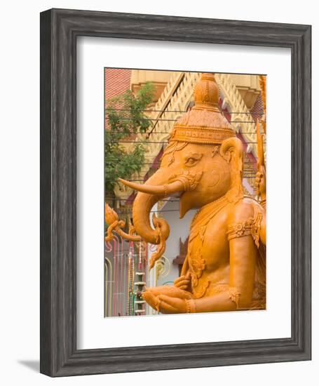 Candle Festival and Sculpture, Buddhist Lent Rituals, Ubon Ratchathani, Thailand-Gavriel Jecan-Framed Photographic Print