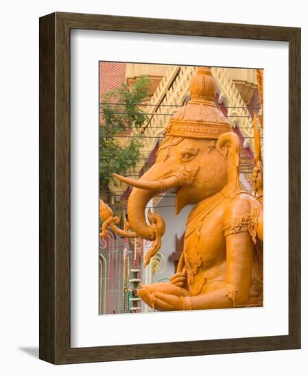 Candle Festival and Sculpture, Buddhist Lent Rituals, Ubon Ratchathani, Thailand-Gavriel Jecan-Framed Photographic Print