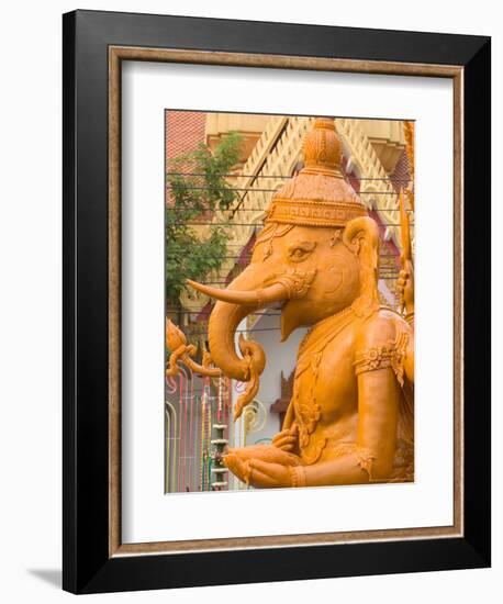 Candle Festival and Sculpture, Buddhist Lent Rituals, Ubon Ratchathani, Thailand-Gavriel Jecan-Framed Photographic Print