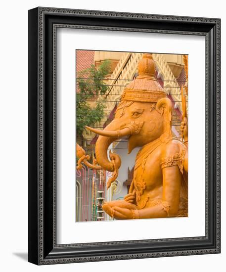 Candle Festival and Sculpture, Buddhist Lent Rituals, Ubon Ratchathani, Thailand-Gavriel Jecan-Framed Photographic Print