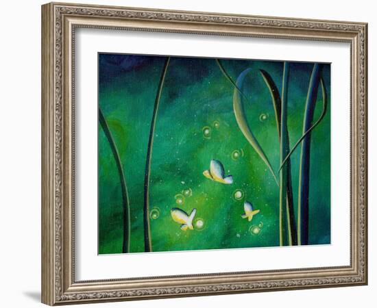 Candle Flies-Cindy Thornton-Framed Art Print