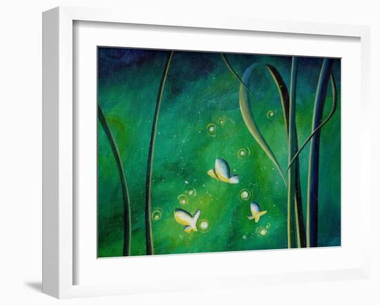 Candle Flies-Cindy Thornton-Framed Art Print