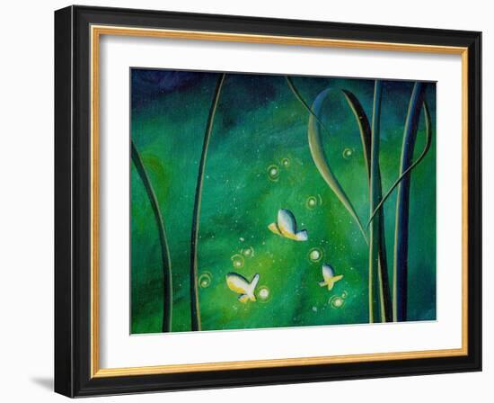 Candle Flies-Cindy Thornton-Framed Art Print