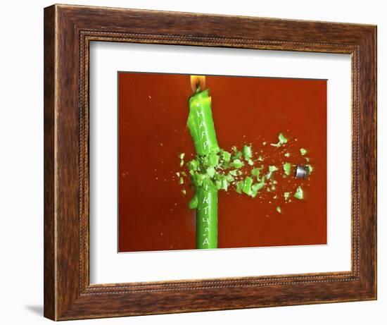 Candle Splat-Alan Sailer-Framed Photographic Print
