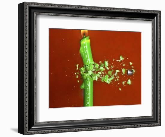 Candle Splat-Alan Sailer-Framed Photographic Print